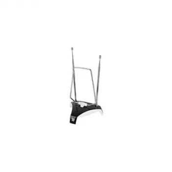 One for All SV-9305 Antena interior DVB-T/DVB-T2/DAB/DAB+ activa amplificada - Loop Double Dipoles - negro