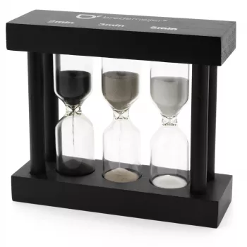 Bredemeijer Tea Timer 3fold negro 2/3/5 minutos 195005