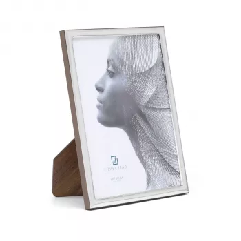 Zilverstad Premium Ancona Marco de retrato de metal 13x18 cm Plata