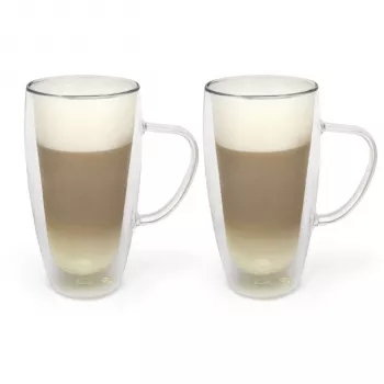 Bredemeijer Duos Vaso de latte macchiato de doble pared 400ml - pack de 2