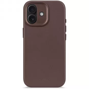Decoded Funda trasera de piel para iPhone 17 con MagSafe - Chocolate Brown