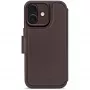 Decoded Funda de piel con cartera extraíble para iPhone 17 con MagSafe - Chocolate Brown