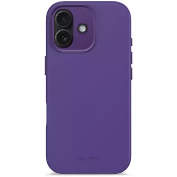 Funda trasera de silicona antimicrobiana Decoded para iPhone 17, Future Dusk, compatible con MagSafe