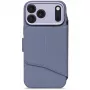 Cartera desmontable de silicona texturizada Decoded para iPhone 17 Pro con MagSafe - Forever Blue