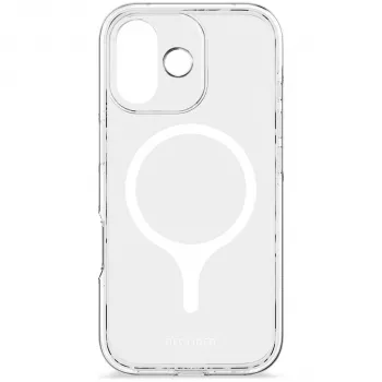 Funda trasera transparente DropTec Decoded para Apple iPhone 17 con MagSafe