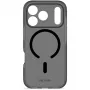 Funda trasera transparente DropTec Decoded para Apple iPhone 17 Pro, compatible con MagSafe, negro mate