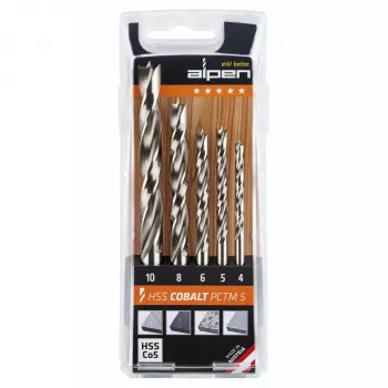 ALPEN-MAYKESTAG Alpen HSS-Cobalt PCTM Juego de 5 brocas