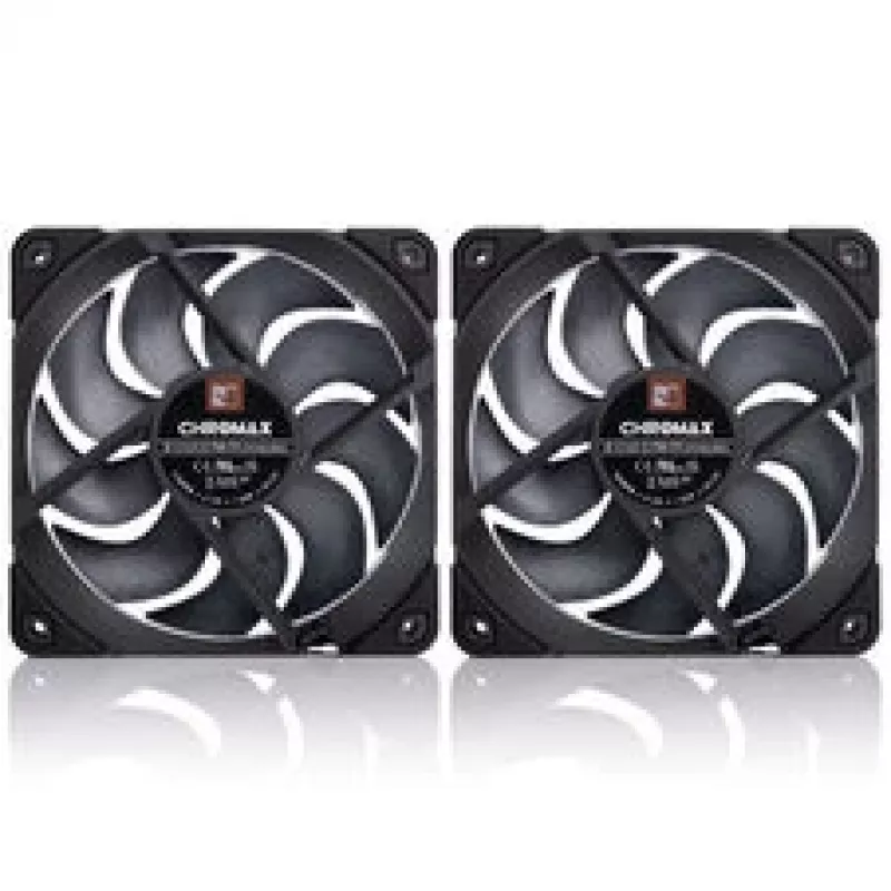 Noctua NF-A12x25 G2 PWM Sx2-PP chromax.black Ventilador de caja 120 mm (pack de 2, negro)