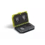 Angelbird MEDIA TANK CFexpress tipo A - Estuche para 4 tarjetas de memoria, aluminio anodizado, negro/amarillo, resistente a golpes, antipolvo, resistente a salpicaduras
