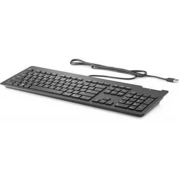 Teclado HP Business Slim Pan Nordic QWERTY negro USB con cable