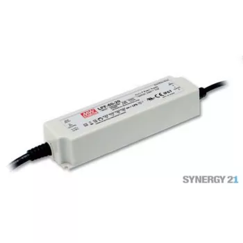 Driver LED Mean Well LPF-60-24 60W 24V DC IP67 tensión constante + corriente constante