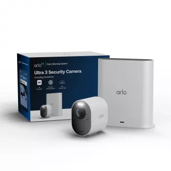 Arlo Ultra 3 Cámara con foco adicional + SmartHub