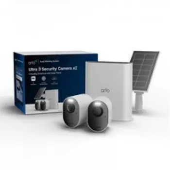 ARLO Ultra 3 Cámara de seguridad set de 2 cámaras + panel solar