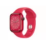 Apple Watch Series 8 (GPS) - (PRODUCT)RED - 41 mm - Aluminio rojo - Smartwatch con correa deportiva - Fluoroelastómero - Rojo - Talla de correa normal - 32 GB - Wi-Fi, Bluetooth - 32 g (MNP73FD/A)