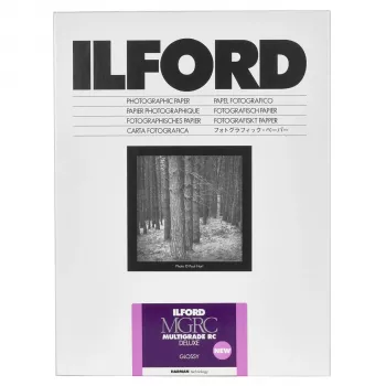 Papel fotográfico en blanco y negro ILFORD Multigrade RC Deluxe Brillante 10x15cm (4x6in) 100 hojas