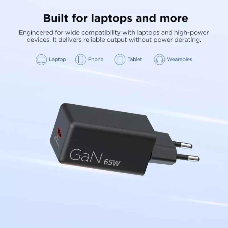 Lenovo 65W Mini USB-C GaN Cargador