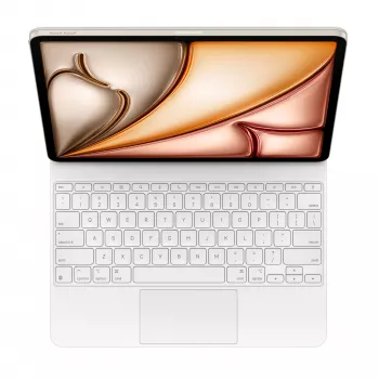 Apple Magic Keyboard para Apple iPad Air 13 (M2/M3), blanco, Smart Connector, distribución suiza