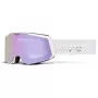 100% Snowcraft S Gafas de esquí White HiPER Lavender Mirror
