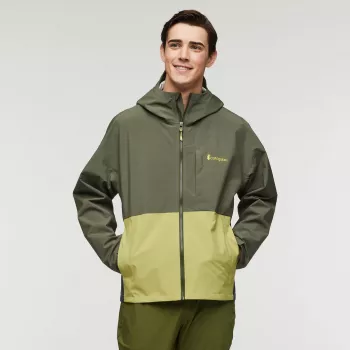 Cotopaxi Cielo chaqueta impermeable - Fatigue/Lemongrass