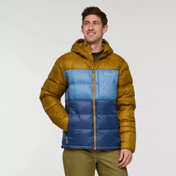 Cotopaxi Fuego Max Down Hooded Jacket - Bronze / Deep Sea, talla L