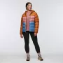 Cotopaxi Fuego Max Down Hooded Jacket mujer - Sienna/Fjord - talla S