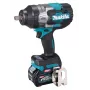 Llave de impacto a batería Makita TW003GM201 XGT 40V Max, 1600 Nm par de aflojamiento, accionamiento cuadrado 3/4 pulgadas, con 2 baterías BL4040, cargador y maletín
