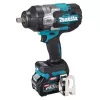 Llave de impacto a batería Makita TW003GM201 XGT 40V Max, 1600 Nm par de aflojamiento, accionamiento cuadrado 3/4 pulgadas, con 2 baterías BL4040, cargador y maletín
