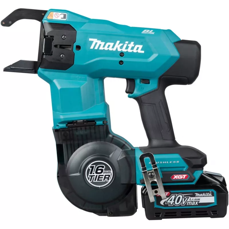 Atadora de armaduras a batería Makita TR001GZ XGT 40V Max (negro/azul, herramienta sin batería)