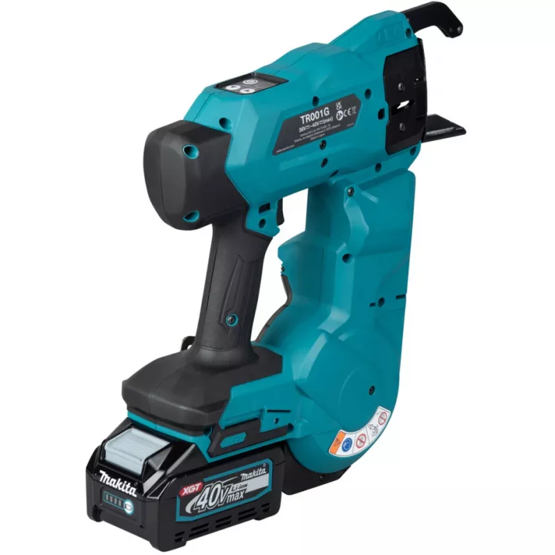 Atadora de armaduras a batería Makita TR001GZ XGT 40V Max (negro/azul, herramienta sin batería)