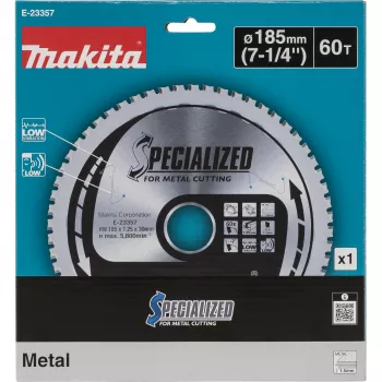 Hoja de sierra para metal HM Makita E-23357 185x30x60Z