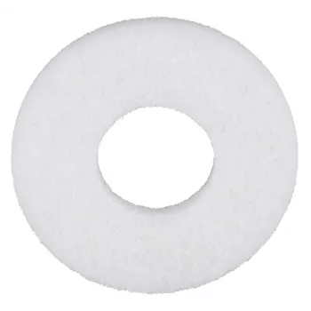 Almohadilla de pulir de fieltro Makita 1914S5-9 para fregadora/pulidora a batería PS001G, 200 mm, blanco