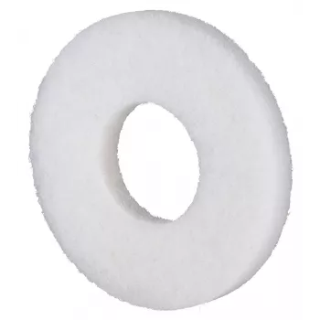 Almohadilla de pulir de fieltro Makita 1914S5-9 para fregadora/pulidora a batería PS001G, 200 mm, blanco