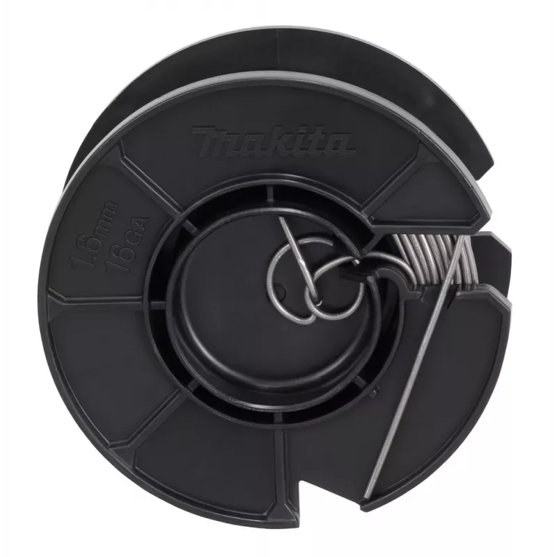 Alambre de atar desnudo Makita 1915N0-0 para uniones de armaduras 1,6 mm x 30,0 m, 32 unidades