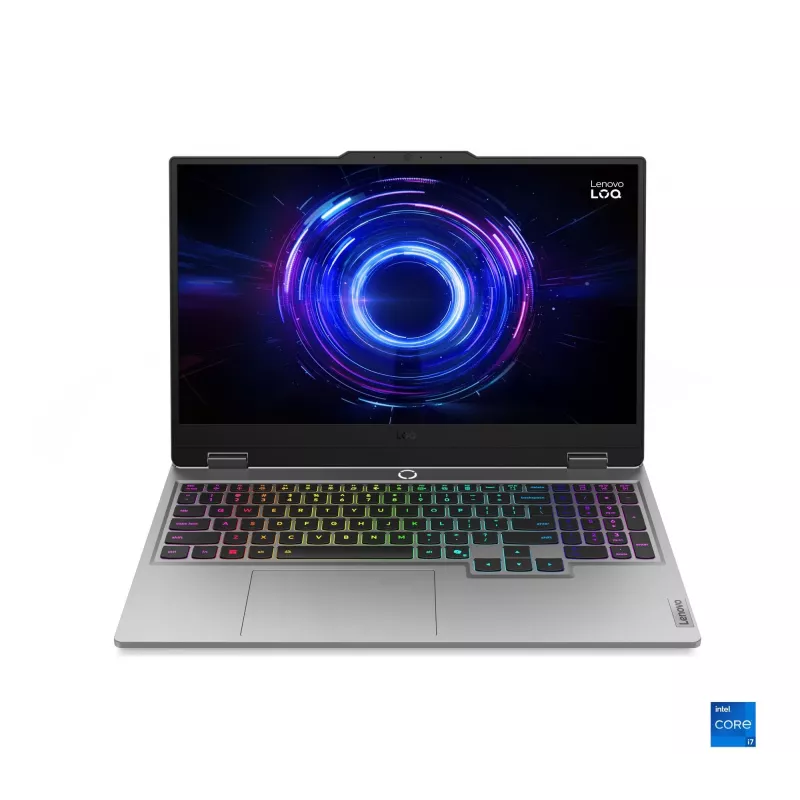 Lenovo LOQ 15 Portátil Gaming - Intel Core i7-13650HX, 32GB RAM, 512GB SSD, RTX 5070, 15,6 inch FHD 144Hz, Windows 11 Home, Storm Grey