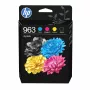 HP 963 cartucho de tinta original CMYK pack de 4 (negro, cian, magenta, amarillo) - Standard Yield