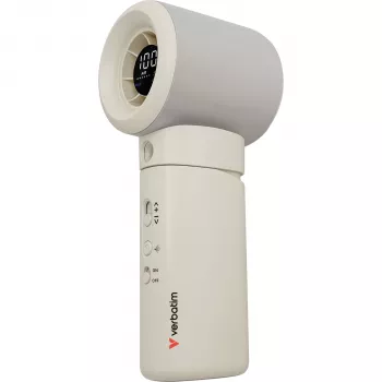 Verbatim Cool 'n' Go Aqua Breeze 32344 Ventilador de mano, blanco/plata