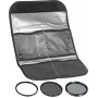 Hoya Digital Kit 62 mm - set de filtros UV, CPL, ND8 con funda