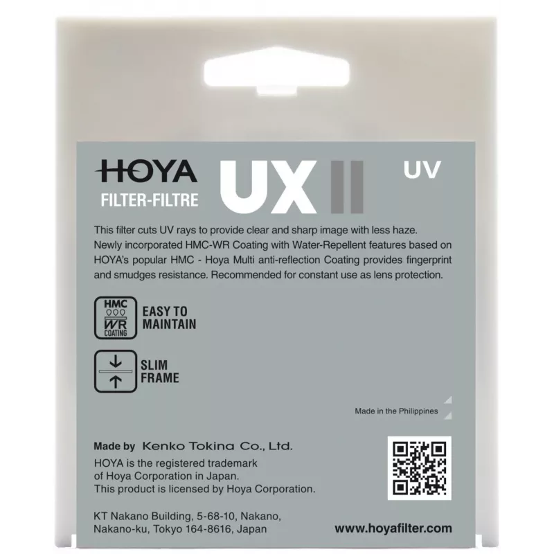 Hoya UX II UV 58 mm filtro