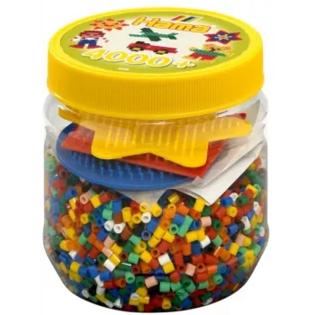 DANTE Hama Beads y arandelas en cubo
