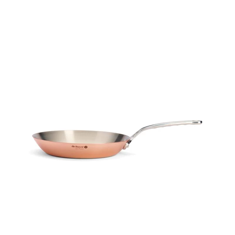 De Buyer Prima Matera sartén 28 cm cobre/acero inoxidable inducción