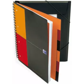 ELBA Organiser Book - 80 hojas - negro - A4 - encuadernación en espiral - 245 mm - 310 mm