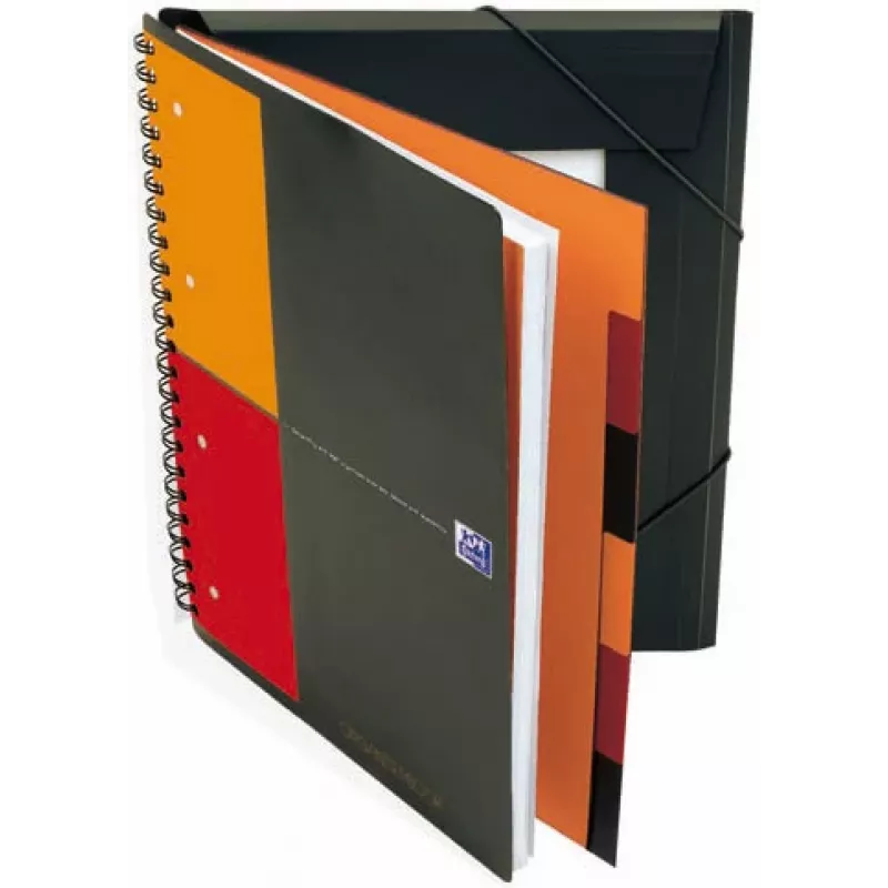ELBA Organiser Book - 80 hojas - negro - A4 - encuadernación en espiral - 245 mm - 310 mm