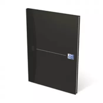 Cuaderno Oxford 100105183 A4, rayado, 192 páginas, Negro
