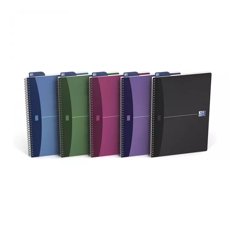 ELBA 100101918 separador A4 90 hojas azul verde gris rosa violeta
