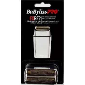 BaBylissPRO FXFS2 Set de recambio de láminas y cuchillas para afeitadora de doble lámina FOILFX02 - Plata