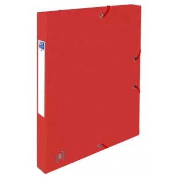 Oxford TOP FILE+ Caja Portadocumentos A4 2,5 cm Rojo