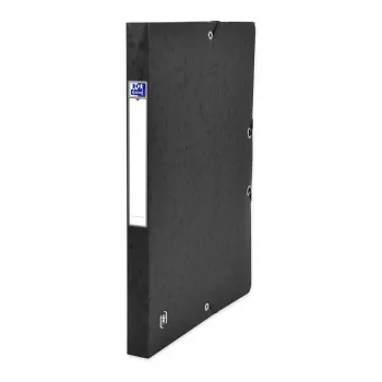 Oxford TOP FILE+ Caja Portadocumentos 2,5 cm Negro