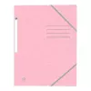 Oxford TOP FILE+ Carpeta con Goma A4 3 Solapas Rosa Pastel 400116353