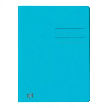 Oxford TOP FILE+ Carpeta de Archivo A4 Cartón 390 g/m² Aqua Con Grapa Metálica