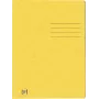 Oxford TOP FILE+ Carpeta de Archivo A4 Amarillo Cartón 390 g/m² Grapado Reversible